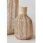 Panier bouteille en raphia naturel 23x23x41cm