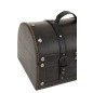 Set de 2 malles en bois noir 36x26x23.5 cm