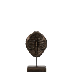 Tortue en résine bronze 19x11x36 cm