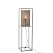 Lampe doite ajouré en bois gris 35x35x132 cm