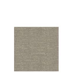 Lote de 12 servilletas de papel con aspecto de tela en color topo 20x20