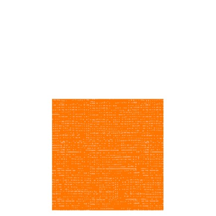 Lote de 16 servilletas de papel con aspecto de tela en color naranja 12.5x12.5