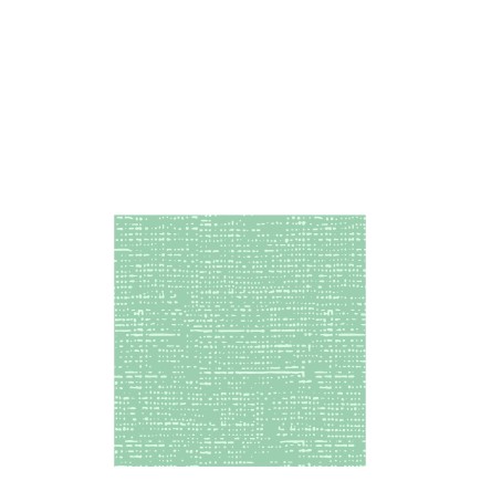 Lote de 16 servilletas de papel con aspecto de tela en color verde pastel de 12.5x12.5