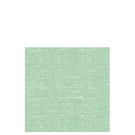 Lote de 12 servilletas de papel con aspecto de tela en color verde pastel de 20x20
