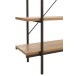 Étagères 5 ripiani in legno naturale 141x34x166 cm