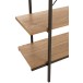 Étagères 5 ripiani in legno naturale 141x34x166 cm