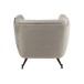 Sillón de madera gris 90x82x76 cm