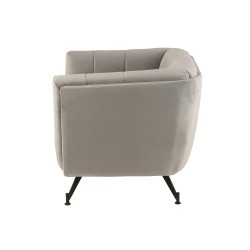 Sillón de madera gris 90x82x76 cm