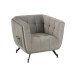 Sillón de madera gris 90x82x76 cm