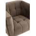 Siège lounge en bois gris 90x82x76 cm