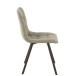 Silla de metal gris de 55x47x82 cm