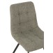 Silla de metal gris de 55x47x82 cm