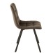 Chaise 4 pieds en textile gris foncé 55x47x82 cm Chaise 4 pieds en textile gris foncé 55x47x82 cm
