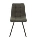 Silla de metal gris de 55x47x82 cm