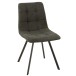 Silla de metal gris de 55x47x82 cm