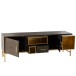 Meuble bas en Bois Marron 180x46x62cm Meuble bas en Bois Marron 180x46x62cm