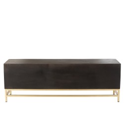 Meuble bas en Bois Marron 180x46x62cm