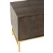 Meuble bas en Bois Marron 180x46x62cm Meuble bas en Bois Marron 180x46x62cm
