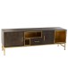 Meuble bas en Bois Marron 180x46x62cm Meuble bas en Bois Marron 180x46x62cm