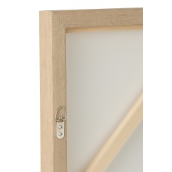 Tableau de formes en plastique beige 100x140cm