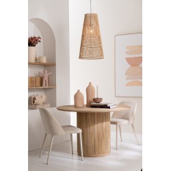 Tableau de formes en plastique beige 100x140cm