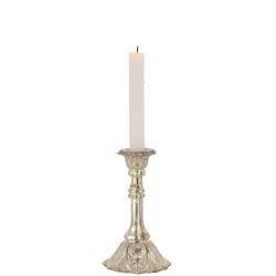 Chandelier oriental en verre argent 10x10x17 cm