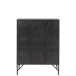 Armoire casier 9 portes en métal noir 86x41x113.5 cm Armoire casier 9 portes en métal noir 86x41x113.5 cm
