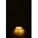 Photophore en verre blanc 6x6x7.5 cm