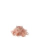 Photophore en verre rose 6x6x8 cm