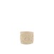 Cache-pot en ciment blanc 12x12x10 cm Cache-pot en ciment blanc 12x12x10 cm