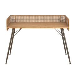 Console en bois en métal naturel 126x64x106 cm