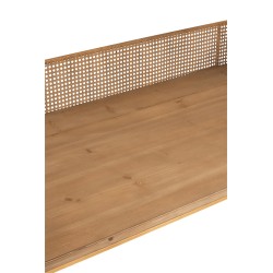 Console en bois en métal naturel 126x64x106 cm