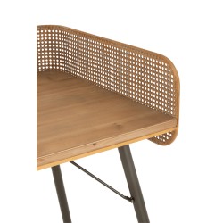 Console en bois en métal naturel 126x64x106 cm