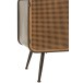 Armoire 3 tiroirs en métal naturel 145x45x78 cm