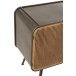Armoire 3 tiroirs en métal naturel 145x45x78 cm