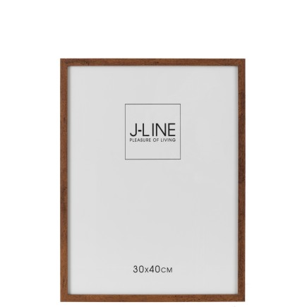 Cadre photo en bois marron 32x2x42 cm