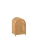 Armario de ratán de madera natural 38x35x60 cm