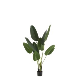 Planta artificial de plástico verde 33x33x165cm