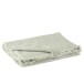 Plaid avec franges en coton polyester vert 130x170cm Plaid avec franges en coton polyester vert 130x170cm