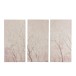 SET DE 3 DECORATION MURALE SAKURA CANEVAS/BOIS BLANC/ROSE SET DE 3 DECORATION MURALE SAKURA CANEVAS/BOIS BLANC/ROSE
