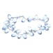 BRACEL. ELAST.GOUTTE 6X12MM BLEU CL