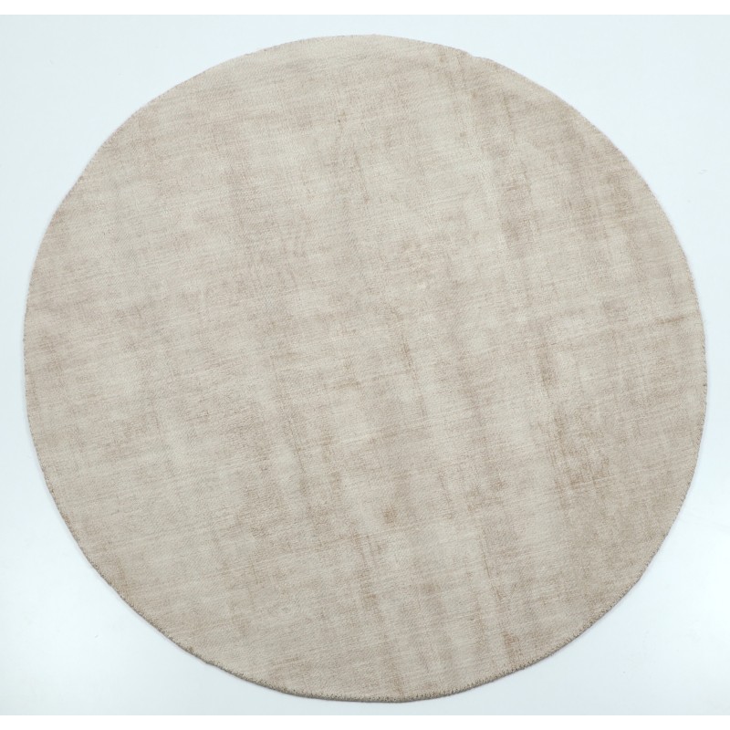 TAPIS ROND FAIT MAIN VISCO BEI