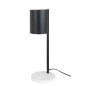 Lámpara de mesa de metal negro 17x17x48 cm