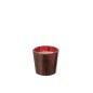 Vela perfumada de 35 horas en tarro de vidrio rojo de 12x12x11.5 cm