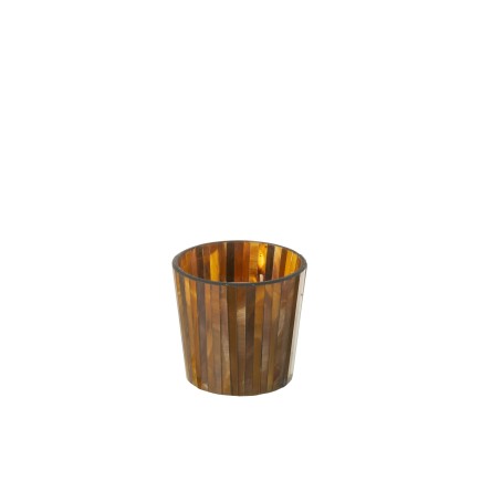 Vela perfumada 35H en tarro de vidrio 12x12x12 cm
