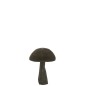 Champignon en Bois Noir 28x28x39cm