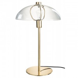 Lampe de table en métal or 32x32x48 cm