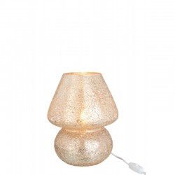 Lampe de table en Verre Or 23x23x30cm