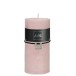 Bougie cylindrique 72H en Paraffine rose 7x7x15 cm Bougie cylindrique 72H en Paraffine rose 7x7x15 cm
