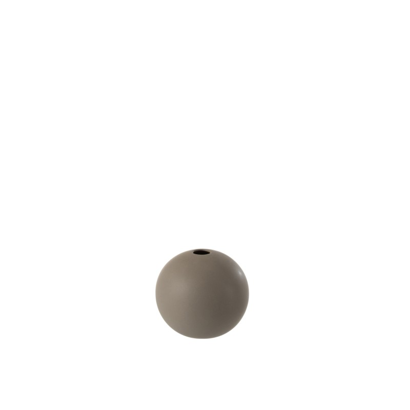 Cooee Design Vase Boule En Céramique Blanc Mat 20 Cm – Pièce Iconique Scandinave Fait Main